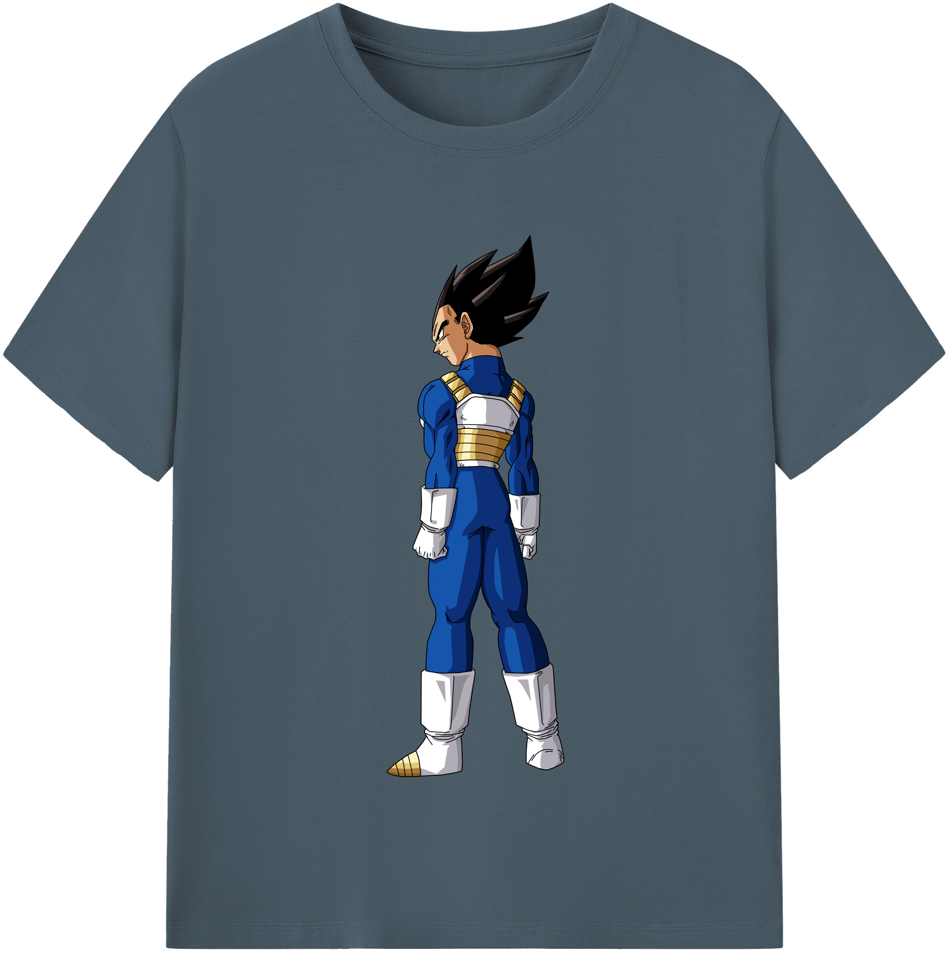 （画像用） ドラゴンボール ベジータ四世（Bejīta Yonsei）DRAGON BALL Vegeta IV 綿100％半袖Tシャツ（フロントプリント）
